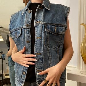 STAFF jeans-wear Authentic jean jacket vest